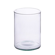 Váza zo skleneného valca V:28cm H:19cm