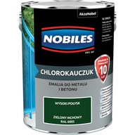 Nobiles Chlorokaruczuk email na kov a betón Moss Green Ral 6005 5l