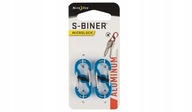 Nite Ize - S-Biner MicroLock Aluminium - 2 Pack -Ni