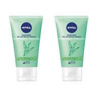 NIVEA čistiaci gél na tvár pre mastnú pleť 2 x 150 ml