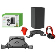 Držiak stojan nástenný vešiak Xbox Series X stojan + 2x držiak ovládača