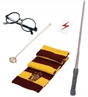 LED WAND SOUND ŠATKA OKULIARE NÁHRDELNÍK SET HARRY POTTER JEDNORÁZOVÝ