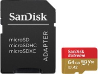 Pamäťová karta SANDISK Extreme Sport microSDXC 64GB