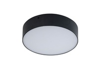Okrúhle stropné svietidlo AZzardo 22 x 22 cm čierne