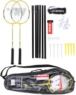 BADMINTONOVÝ SET 2 RAKETY + SIEŤ + Okenice