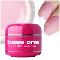 Silcare Base One Thick Building Gel Bez kyselín ružový UV gél PINK 50g SEOL