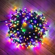 MULTICOLOR 500 LED LANOVÉ SVETLÁ, 8 FUNKCIÍ, HRÚB