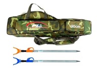 POUZDRO NA TYČ 80-90 CM TRI PRIESTORY CAMO FL + 2 voľné podpery