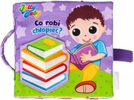 DUMEL Mäkký edukačný materiál kniha WHAT A BOY ROBÍ Jolly Baby