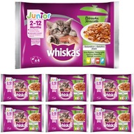 WHISKAS Junior Casserole MIX Príchute 32x85g