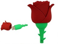 USB PENDRIVE RÝCHLY FLASH DISK ULTRA PAMÄŤOVÝ PRÍvesok DARČEK ROSE 16GB