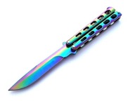 Nôž BUTTERFLY BOTTERFLY BALISONG RAINBOW