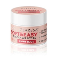 Claresa Soft&Easy Builder Gel UV/LED Builder gél - SVETLO BÉŽOVÁ 12 g