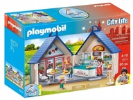 Playmobil 70111 City Life Portable House Imbis Bar Restaurant