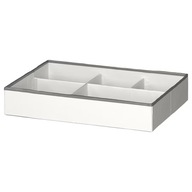 IKEA JATTEBJORN Organizér, bielo/sivý, 50x35x9 cm