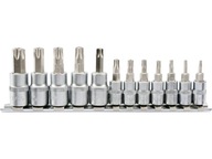 TORX TR KEYS SET ON RAIL 12 ks YATO 1/4 3/8