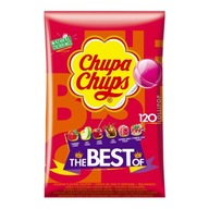 CHUPA CHUPS lízanky - lízanka 100 ks + 20 ZDARMA - MIX