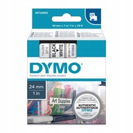 DYMO TAPE D1 S0720930 53713 ČIERNA na BIELEJ 24mm