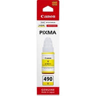 NOVÝ ATRAMENT CANON GI490Y GI-490Y Pixma G1411 G2400 G2411 G1400 G2411