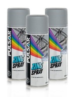 PULSAR ZINOK SPREJ ANTIKORÓZNY ZINOK 400 ml x3