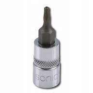 SONIC SHANK SOCKET BIT 1/4'' TORX TAMPER T2