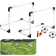 SET 2 BRÁNOK 95CM FUTBALOVÁ BRANKA NA ZÁHRADNÉ LOPTY PUMPA FUTBAL