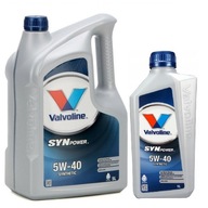 VALVOLINE SYNPOWER 5W40 motorový olej 6L