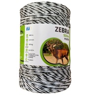 Pletené pastierske lano ZEBRA, drôt divého koňa, 500 m