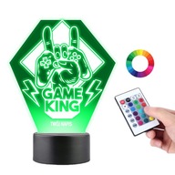 Stolná lampa so soškou pre hráča Game King