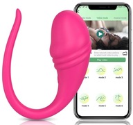 Vibrátor ovládaný aplikáciou - vodotesné vibračné vajíčko s APP