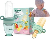 NENO GUSTO TEETHER cumlík NA PODÁVANIE JEDLA OVOCNÉ JEDLO LYŽIČKOU