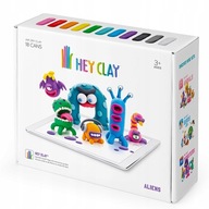 HEJ CLAY ALIEN mimozemšťania Plastic Clay 18 FARIEB + APLIKÁCIA