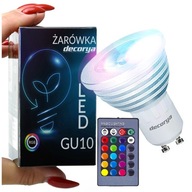 Smart RGB LED žiarovka COLOR GU10 + DIAĽKOVÉ OVLÁDANIE