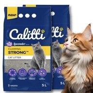 Calitti zhlukuje silný levanduľa 5 L Gravel pre Bentonit Lavender Cat