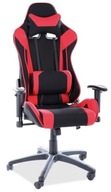 Kancelárska otočná stolička VIPER čierna / červená