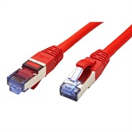 Sieťový kábel LAN S/FTP Cat 6a, krútená dvojlinka RJ45, 5 m