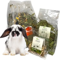 HERBAL PETS 800g krmivo pre králiky, topinambur, plantain