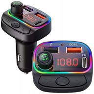 AUTO BLUETOOTH VYSIELAČ FM RÝCHLA USB NABÍJAČKA QC 3.0 MPS 2xUSB