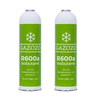 2x Chladiaci plyn FREON R-600a Izobután