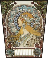 Obrazovka Zodiac Alfons Mucha