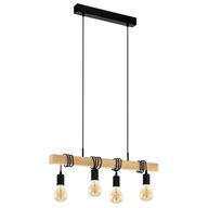 ZÁVESNÁ STROPNÁ LAMPA METAL/BAMBOO LINE APP974