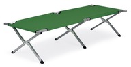 Kempingová posteľ zelená 190 cm