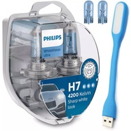 Philips H7 WhiteVision Ultra 4200K + žiarovka W5W