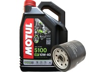 MOTUL 5100 4T 10W40 ESTER MA2 4L + FILTER