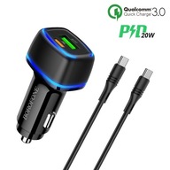 BZ14A PD20W QC3.0 USB nabíjačka + kábel PD typu C