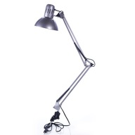 Strieborná stolná lampa na kreslenie 60W lampa LK-01