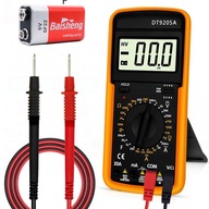 PROFESIONÁLNY MERAČ PRÚDU DIGITÁLNY MULTIMETER ELEKTRICKÝ TESTER + BATÉRIA