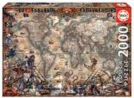 Pirátska mapa Educa Puzzle 2000