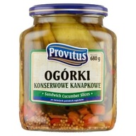 Sendvičové uhorky Provitus, 680 g