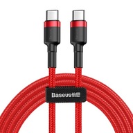 2 m BASEUS SILNÝ KÁBEL USB-C RÝCHLE NABÍJANIE TYP-C TYP-C 60W QC 4.0 3.0